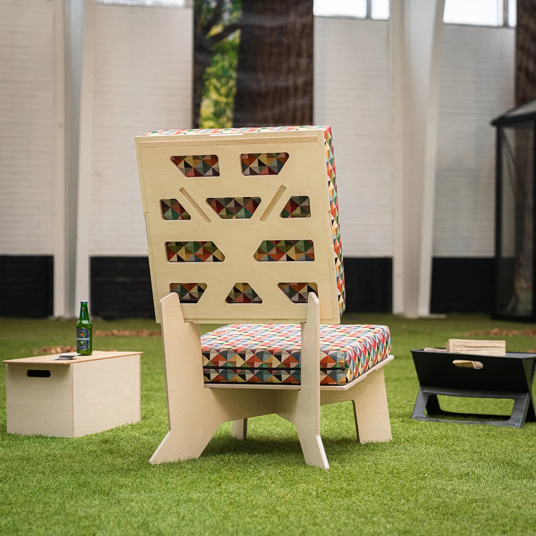 Stevigere en hogere rugleuning buitenstoelen - Afbeelding 2
