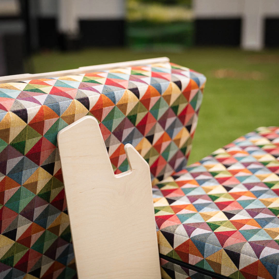 Stevigere en hogere rugleuning buitenstoelen
