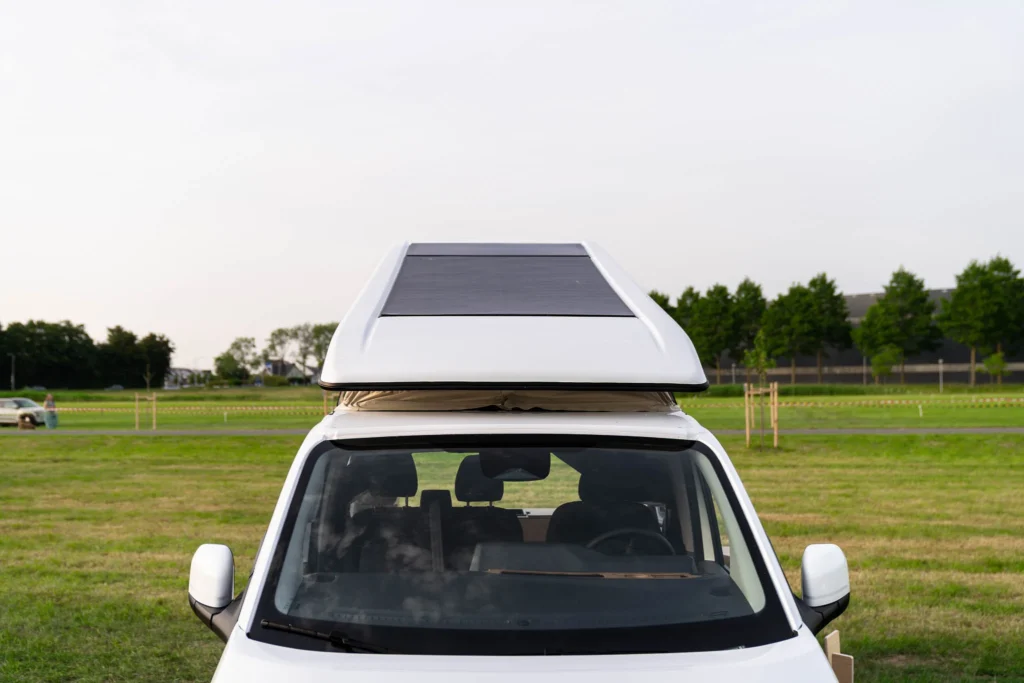 Ventje t7 camper interieur - groot zonnepaneel